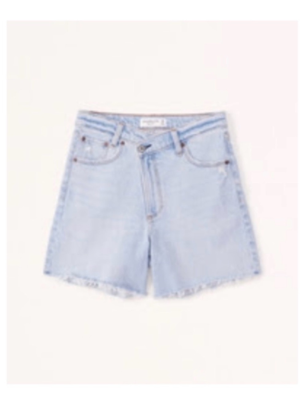 Abercrombie & Fitch Light Blue Denim Cutoff Shorts